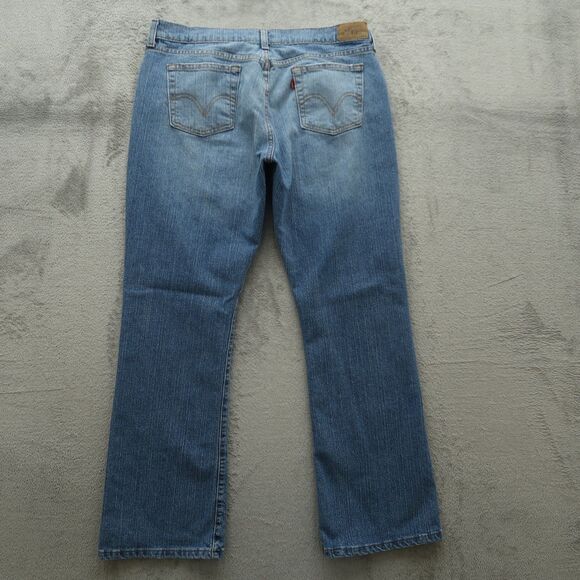 Levi's Blue Boot Cut Women Jeans - Picture 12 of 16